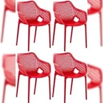 CLP 4er Set St&uuml;hle Air XL rot