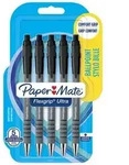 Papermate FlexGrip Ultra Kugelschreiber Schwarz Mittel 0.5 mm 5 St&uuml;ck