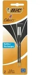 BIC Kugelschreibermine 4 Colours 0,4 mm Schwarz 2 St&uuml;ck