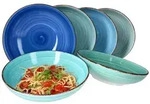 6er Set Spaghetti-Teller Blue 23,5cm - 24327046