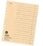 Falken - 80001688F 100x Trennbl&auml;tter, 24 x 30cm, 230g/m2, durchgef&auml;rbt, 100er Poly