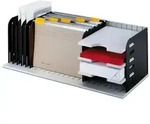 Styro Sortiersystem styrorac DIN A4 Grau, Schwarz 72,3 x 30,4 x 24,8 cm