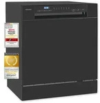 Exquisit Geschirrspüler GSP508-030D schwarz | Spülmaschine 55 cm | Power+ | ECO Exquisit Geschirrspüler GSP508-030D schwarz | Spülmaschine 55 cm | Power+ | ECO