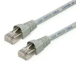 TELEG&Auml;RTNER Patchkabel S/FTP, Cat.6A, LSOH, grau, 2,5 m