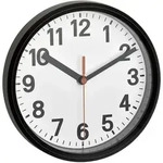 TFA-Dostmann 60.3538.01 Wanduhr Rund Schwarz, Wei&szlig;