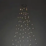 Konstsmide LED Baummantel mit Ring &Oslash; 15, mit Globes, 8 Str&auml;nge &agrave; 50