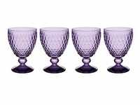 Villeroy & Boch Boston Coloured Rotweinglas 310 ml Lavender 4er Set - A