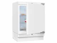 Exquisit Unterbau Vollraumkühlschrank UKS140-V-FE-010D | 138 l Nutzinhalt | Weiß
