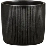 Scheurich Solido Linea, Blumentopf aus Keramik, Farbe: Ebano, 28 cm...