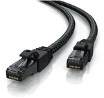 Primewire Patchkabel CAT 7 mit Baumwollummantelung - Gigabit Ethernet LAN Kabel -