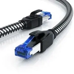 Primewire Patchkabel CAT 8 mit Baumwollummantelung - Gigabit Ethernet LAN Kabel - 40