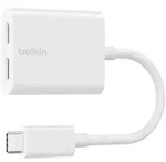 Belkin RockStar USB-C Audio- und Ladeadapter, wei&szlig;