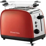 Russell Hobbs Colours Plus+ 2S Toaster Flame Red 26554-56