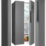 Exquisit Side by Side SBS450-360E anthrazit | 444 L Volumen | Side by Side