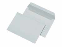 Briefhülle C6 ohne Fenster, Haftklebung, 80g/m2, weiß, 1000 Stück