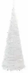 vidaXL Pop-Up-Weihnachtsbaum K&uuml;nstlich 200 LEDs Wei&szlig; 210 cm