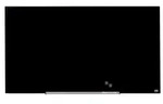 Nobo Whiteboard Glas 57"71x126cm schwarz, magnetisch aus geh&auml;rtem