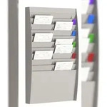 Paperflow Wand-Sortiertafel V 20F A4V2X10.02 DIN A4 grau