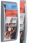 Paperflow 4061.35 Wand-Prospekthalter Quick Blick - A4, alu