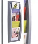 Paperflow 4063.35 Wand-Prospekthalter Quick Blick - A5, alu