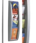 Paperflow 4062.35 Wand-Prospekthalter Quick Blick - 1/3 A4, alu