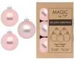 Inges Magic & Goodz 6 Weihnachtskugeln 10cm Glas Christbaumkugeln