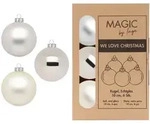 Inges Magic & Goodz 6 Weihnachtskugeln 10cm Glas Christbaumkugeln