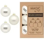 Inges Magic & Goodz 6 Weihnachtskugeln 10cm Glas Christbaumkugeln
