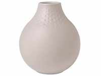 Villeroy & Boch Manufacture Collier beige Vase Perle klein 11,5x11,5x12cm