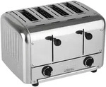 Dualit Cateringtoaster 49900 Edelstahl 4 Schlitze
