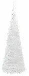 vidaXL Pop-Up-Weihnachtsbaum K&uuml;nstlich 50 LEDs Wei&szlig; 120 cm