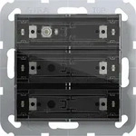 Gira System 55 Tastsensor, KNX, Unterputz, 3f, 6pkt, mit Busankopplung, mit