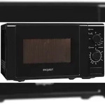 Exquisit Mikrowelle MW 900-030G schwarz | Grill | max. 1000 W | Garraum 20 l 