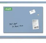Sigel GL513 Glas-Magnettafel Artverum - 60 x 40 cm - pastellblau - Sicherheitsglas