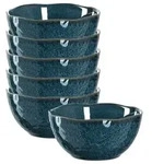 Leonardo MATERA Keramikschale klein 12 cm blau 6er Set