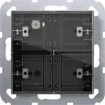 Gira System 55 Tastsensor, KNX, Unterputz, 2f, mit Busankopplung, mit LED-Anzeige,