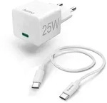 Hama 25W USB-C Schnellladeger&auml;t, Mini, 1,5m