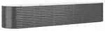 vidaXL Hochbeet Verzinkter Stahl 368x80x68 cm Anthrazit