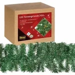 Idena Tannengirlande 100 LED warmwei&szlig; 5m f&uuml;r Innen & Au&szlig;en