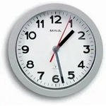 Wanduhr MAULstep, &Oslash; 20 cm, Funkuhr, inkl. Batterie
