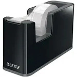 LEITZ 5364 Klebeband-Abroller Duo Colour - schwarz hochglanz, inkl. Klebefilm