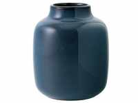 like. by Villeroy & Boch Lave Home Vase Nek bleu uni klein 155mm