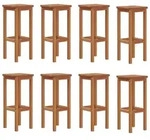 vidaXL Barhocker 8 Stk. Massivholz Akazie