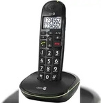 Doro PhoneEasy 110 Single DECT Schnurlostelefon (Ladeschale, Freisprechen) Black