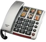 amplicomms BIGTel 40 plus, Gro&szlig;tastentelefon Dunkelgrau