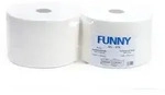 Funny Putztuchrolle, 2-lg., &Oslash; 32,6 cm, 22x33 cm, Zellstoff, wei&szlig;, 2 Rollen