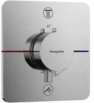hansgrohe ShowerSelect Comfort Q Thermostat Unterputz f&uuml;r 2 Verbraucher, Chrom