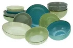 CreaTable Nature Collection bunt Mehrzweckschale 12-tlg Steinzeug
