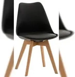 CLP Esszimmerstuhl Linares schwarz/Kunststoff