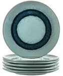 Leonardo MATERA Keramikteller 22,5 cm blau 6er Set